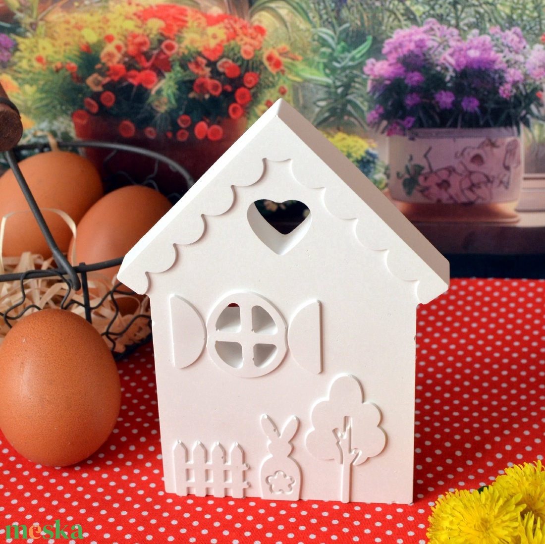 Festhető nyuszis házikó - diy (csináld magad) - egységcsomag - Meska.hu Festhető nyuszis házikó - diy (csináld magad) - egységcsomag - Meska.hu