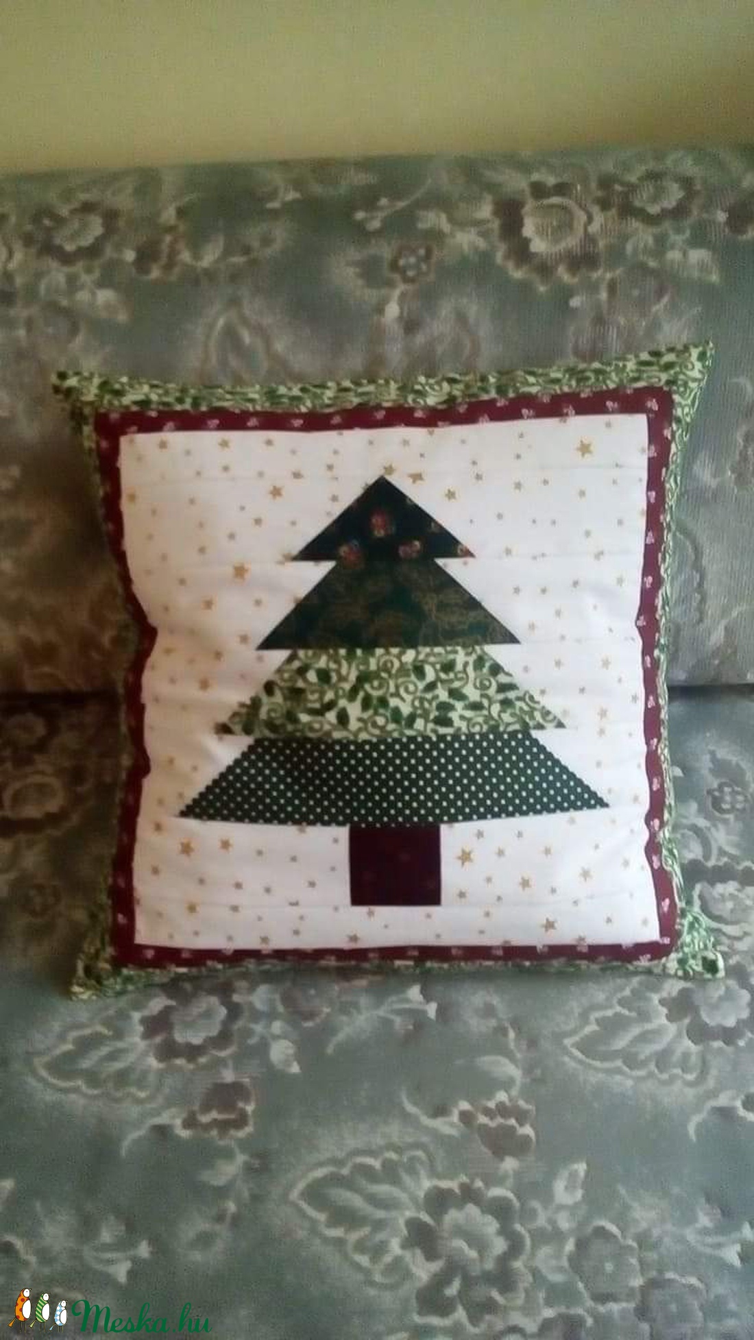 Karácsonyi patchwork díszpárna huzat - otthon & lakás - karácsony - karácsonyi lakásdekoráció - karácsonyi lakásdíszek - Meska.hu Karácsonyi patchwork díszpárna huzat - otthon & lakás - karácsony - karácsonyi lakásdekoráció - karácsonyi lakásdíszek - Meska.hu
