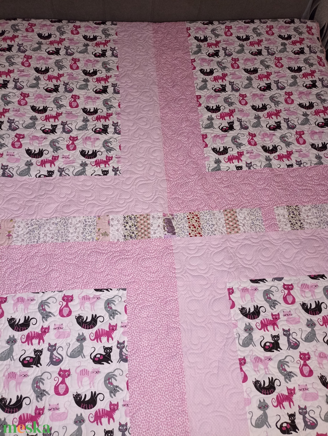 Cross my Heart patchwork takaró - otthon & életmód - lakástextil - felnőtt takaró, pléd - Meska.hu Cross my Heart patchwork takaró - otthon & életmód - lakástextil - felnőtt takaró, pléd - Meska.hu