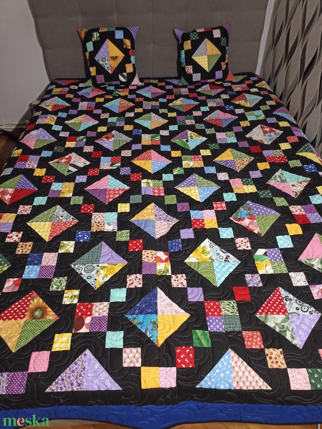 Zafír, rubint, smaragd... Ékszeres doboz patchwork ágytakaró - otthon & életmód - lakástextil - ágytakaró - Meska.hu Zafír, rubint, smaragd... Ékszeres doboz patchwork ágytakaró - otthon & életmód - lakástextil - ágytakaró - Meska.hu