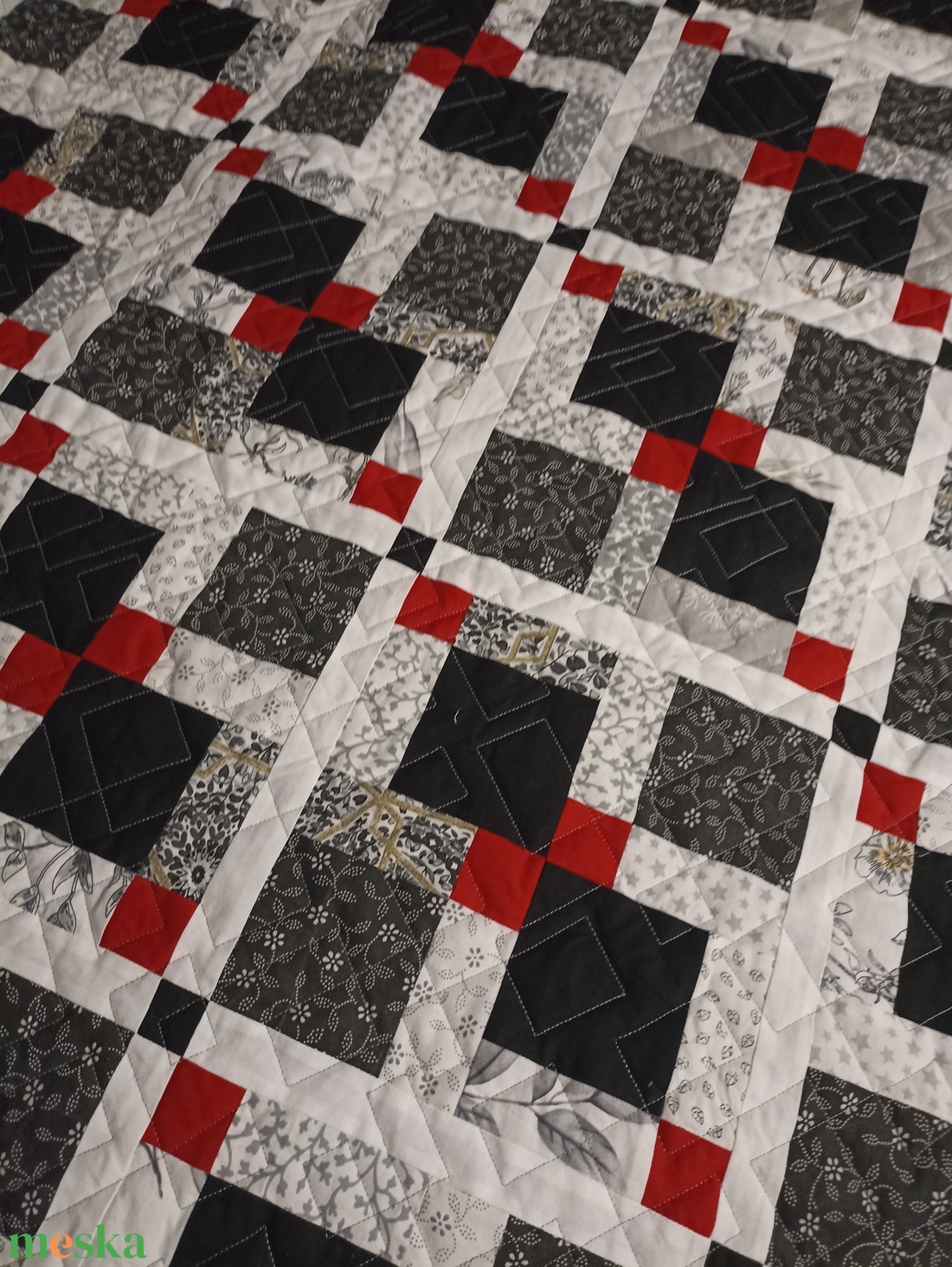Patchwork takaró - otthon & életmód - lakástextil - ágytakaró - Meska.hu