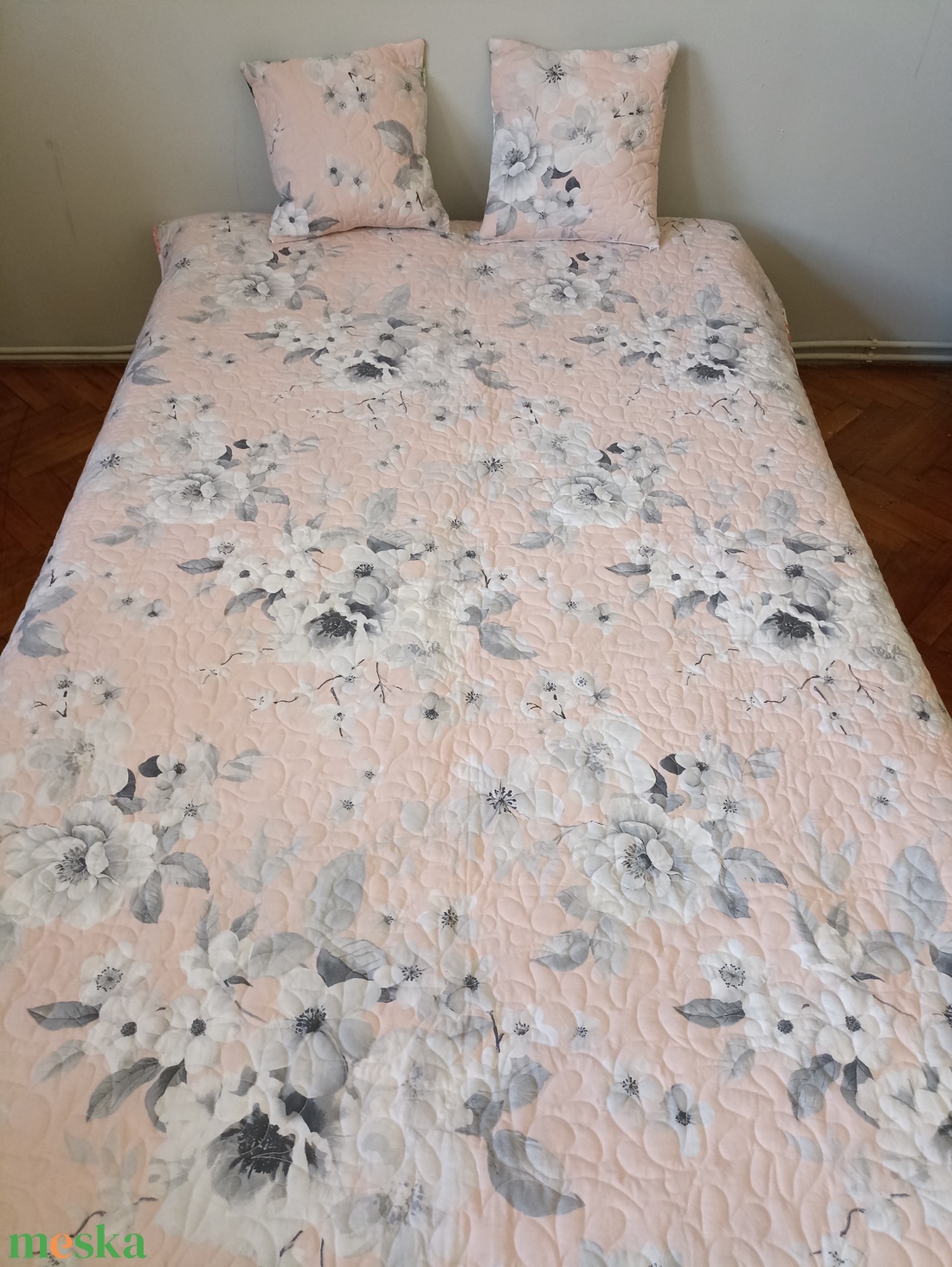 Pirkadat patchwork takaró - otthon & életmód - lakástextil - ágytakaró - Meska.hu