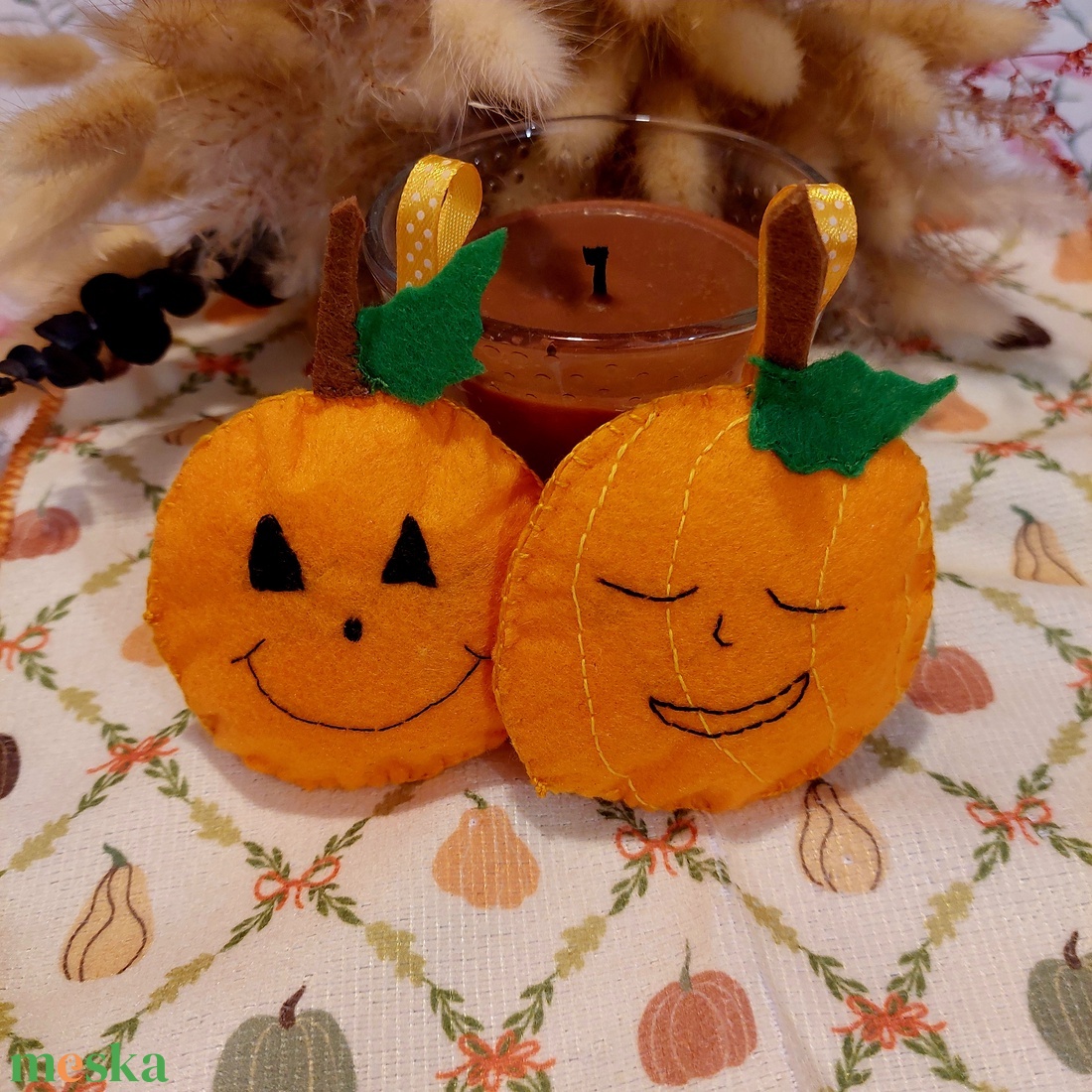 Őszi dekor tök - otthon & életmód - dekoráció - halloween - halloweeni tök - Meska.hu