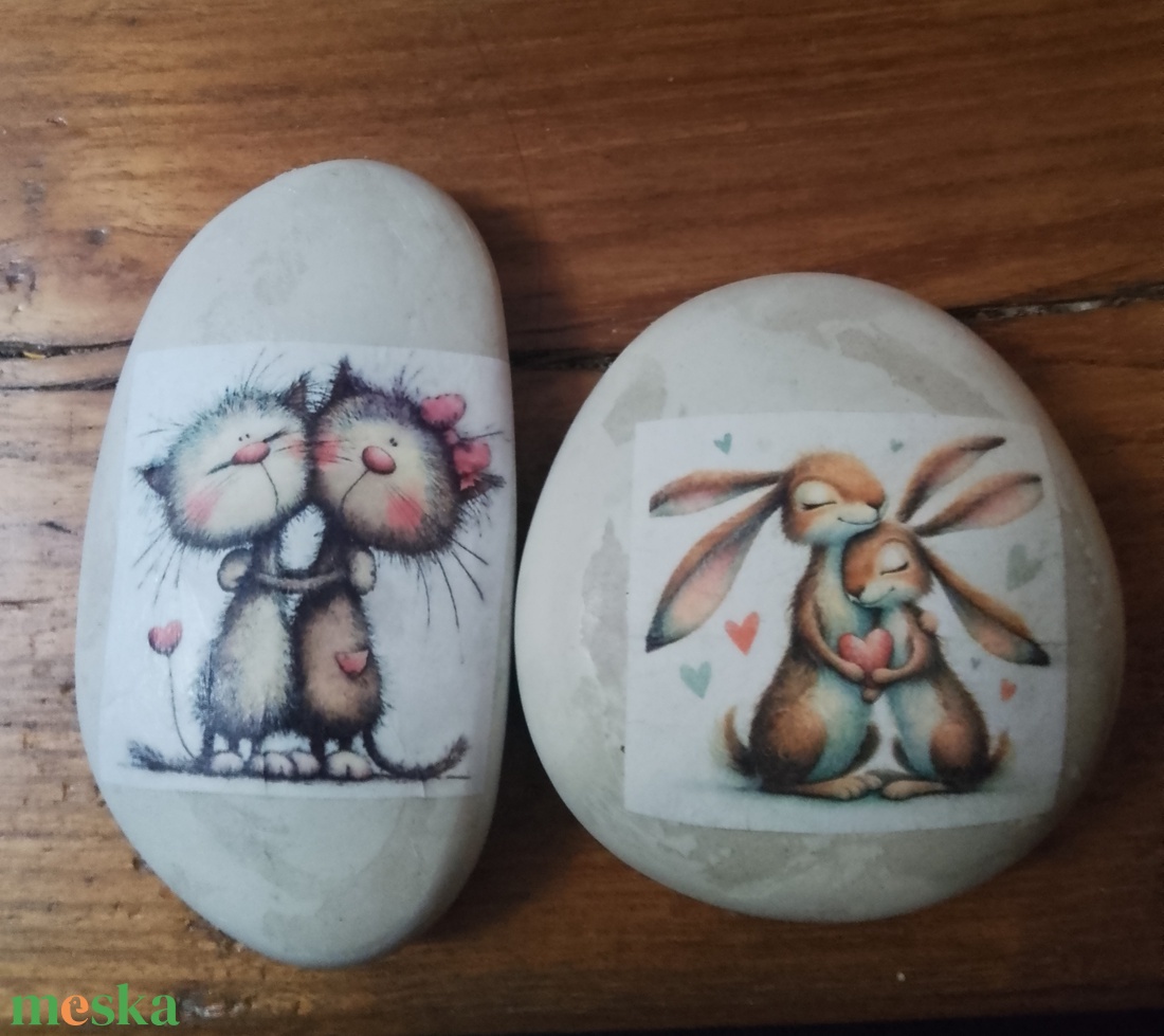 Marok kő Szeretettel bárkinek  - otthon & életmód - dekoráció - asztal és polc dekoráció - kavics & kő - Meska.hu