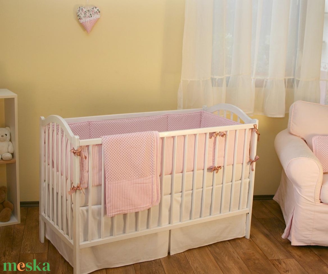 Rácsvédő, ÉLVÉDŐ kiságyba- Nordpole Pink, KÉSZTERMÉK - - Meska.hu Rácsvédő, ÉLVÉDŐ kiságyba- Nordpole Pink, KÉSZTERMÉK - - Meska.hu