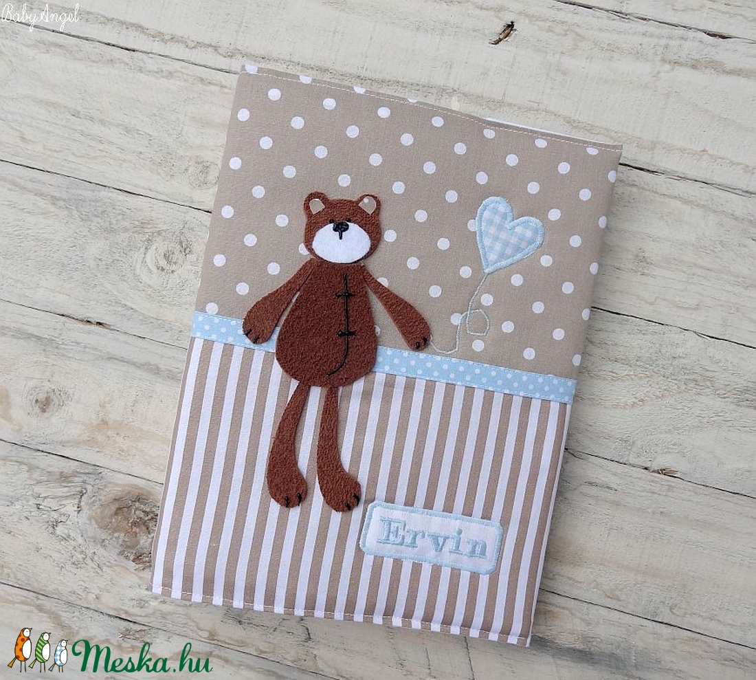 Baba FOTÓALBUM névvel hímezve, kék macis, Bear and Bunny - - Meska.hu Baba FOTÓALBUM névvel hímezve, kék macis, Bear and Bunny - - Meska.hu