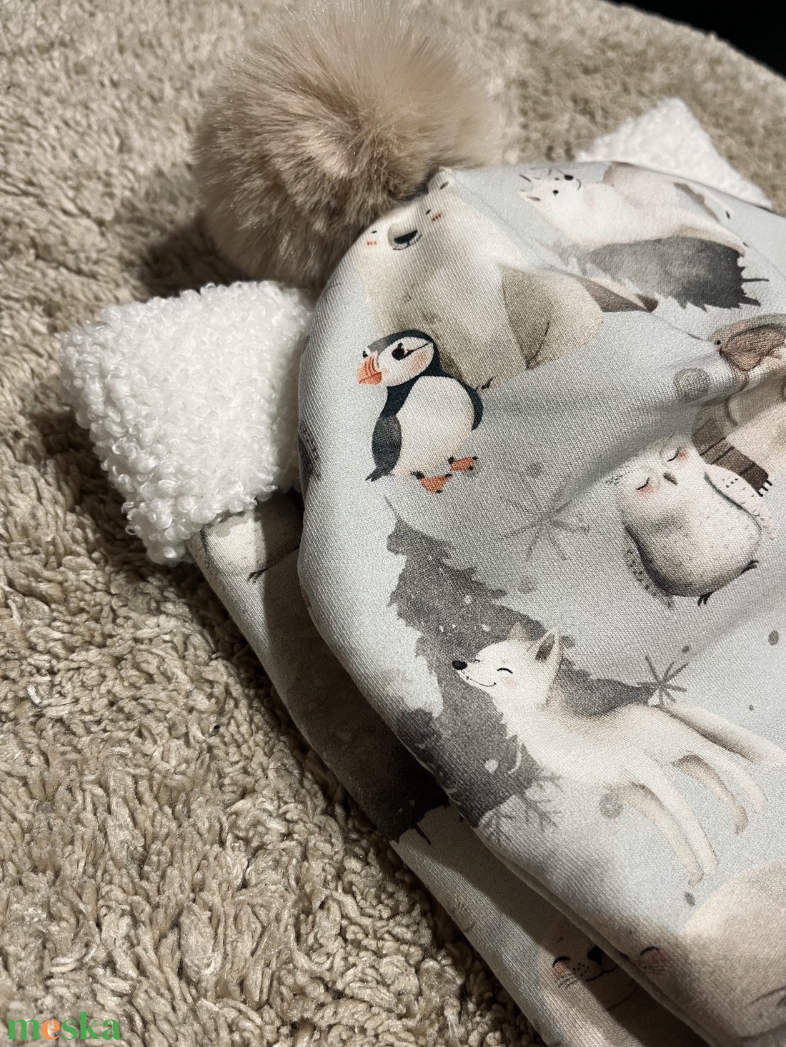 Csősál - bojtos sapka szett - ruha & divat - sál, sapka, kendő - sapka & sál szett - Meska.hu