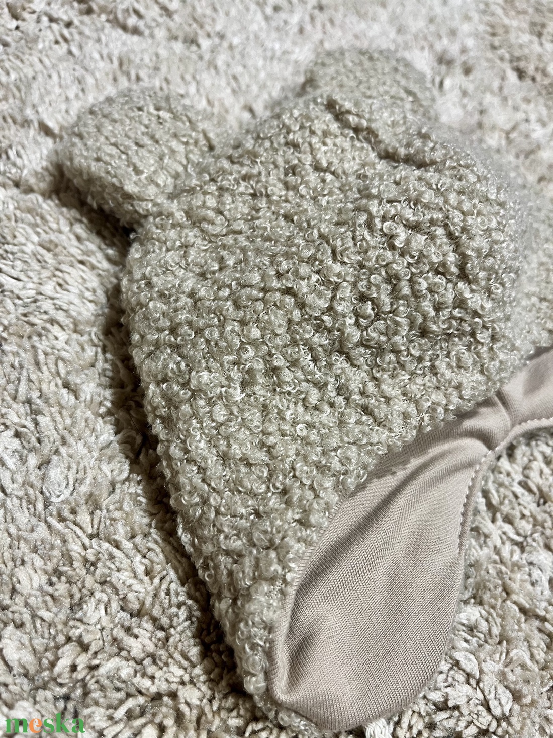 Macifüles baba sapka, megkötős - ruha & divat - babaruha & gyerekruha - babasapka - Meska.hu