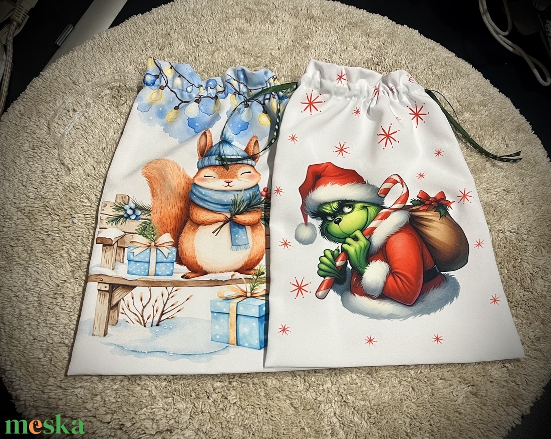 Mikulás zsákok - karácsony - mikulás - mikulás zsák - Meska.hu
