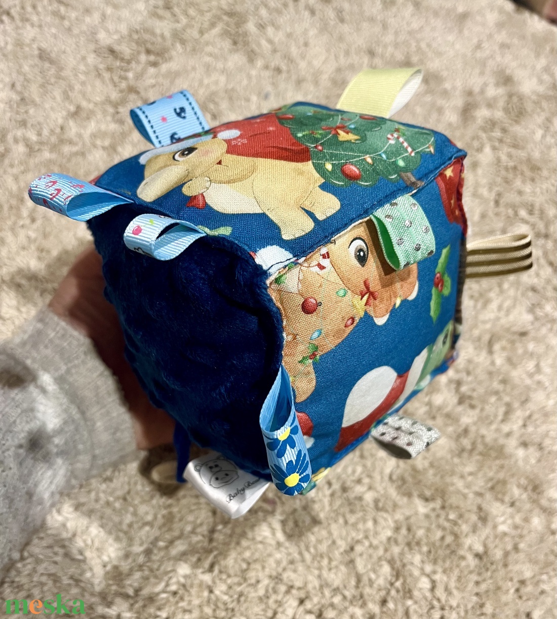 Babakocka - csörgővel - játék & sport - 3 éves kor alattiaknak - babakocka - Meska.hu