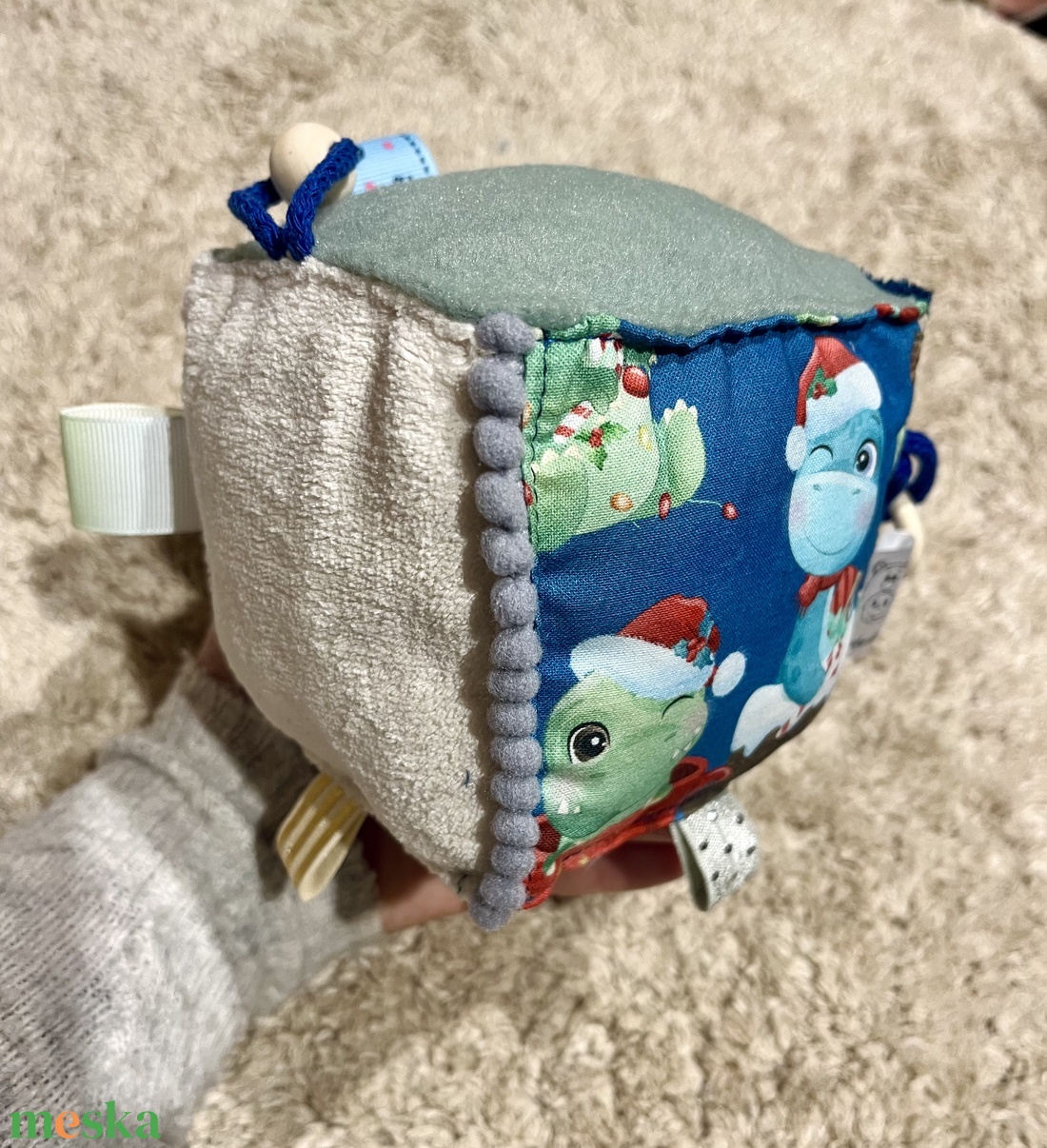 Babakocka - csörgővel - játék & sport - 3 éves kor alattiaknak - babakocka - Meska.hu