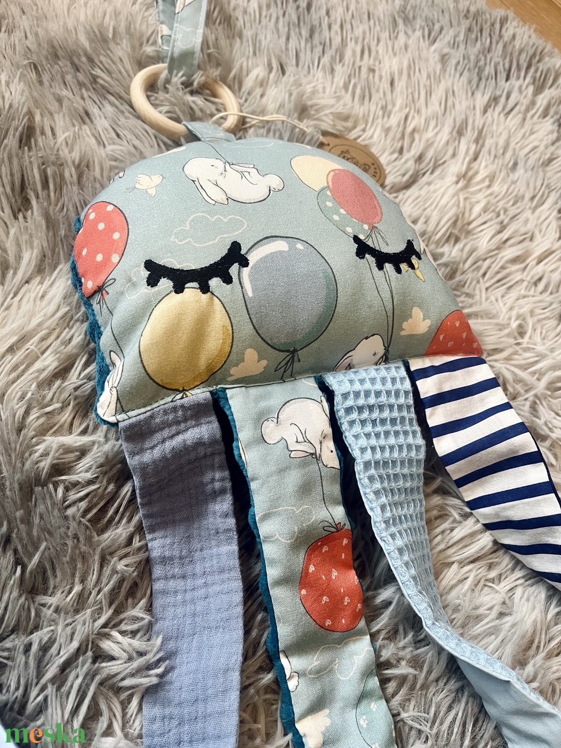 Polip baba játék - baba - mama - baba játékok - szundikendő, alvóka - Meska.hu