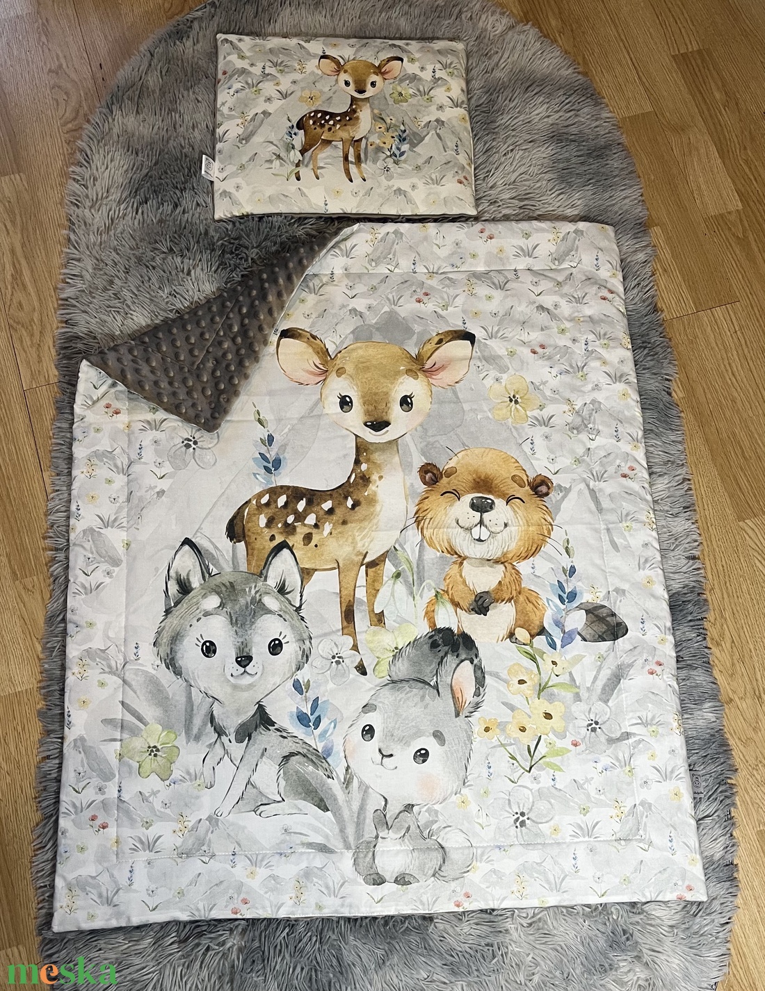 Babatakaró és lapos párna - baba - mama - baba ágynemű - babatakaró, gyerek pléd - Meska.hu