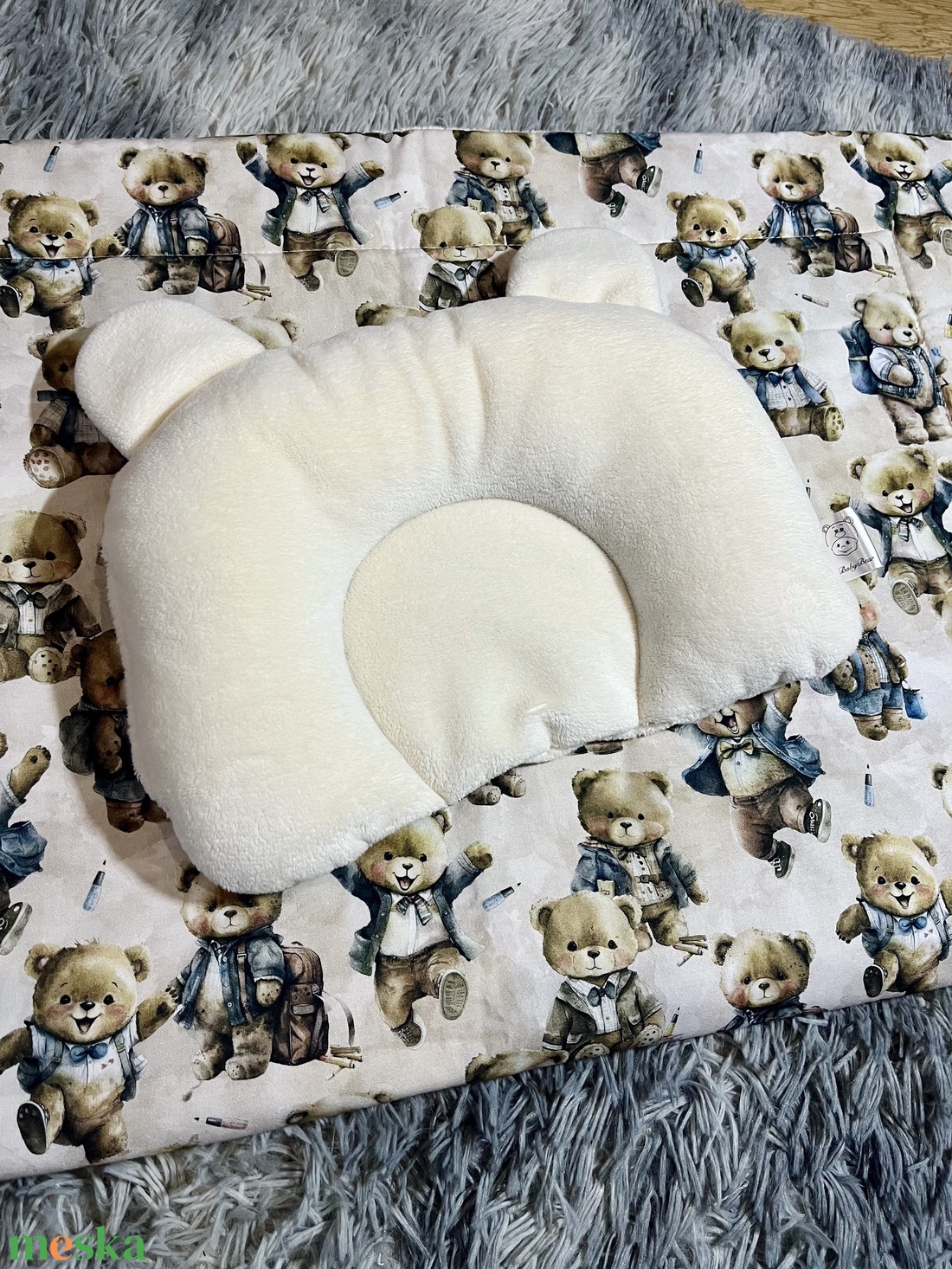 Babatakaró és macipárna - baba - mama - baba ágynemű - babatakaró, gyerek pléd - Meska.hu