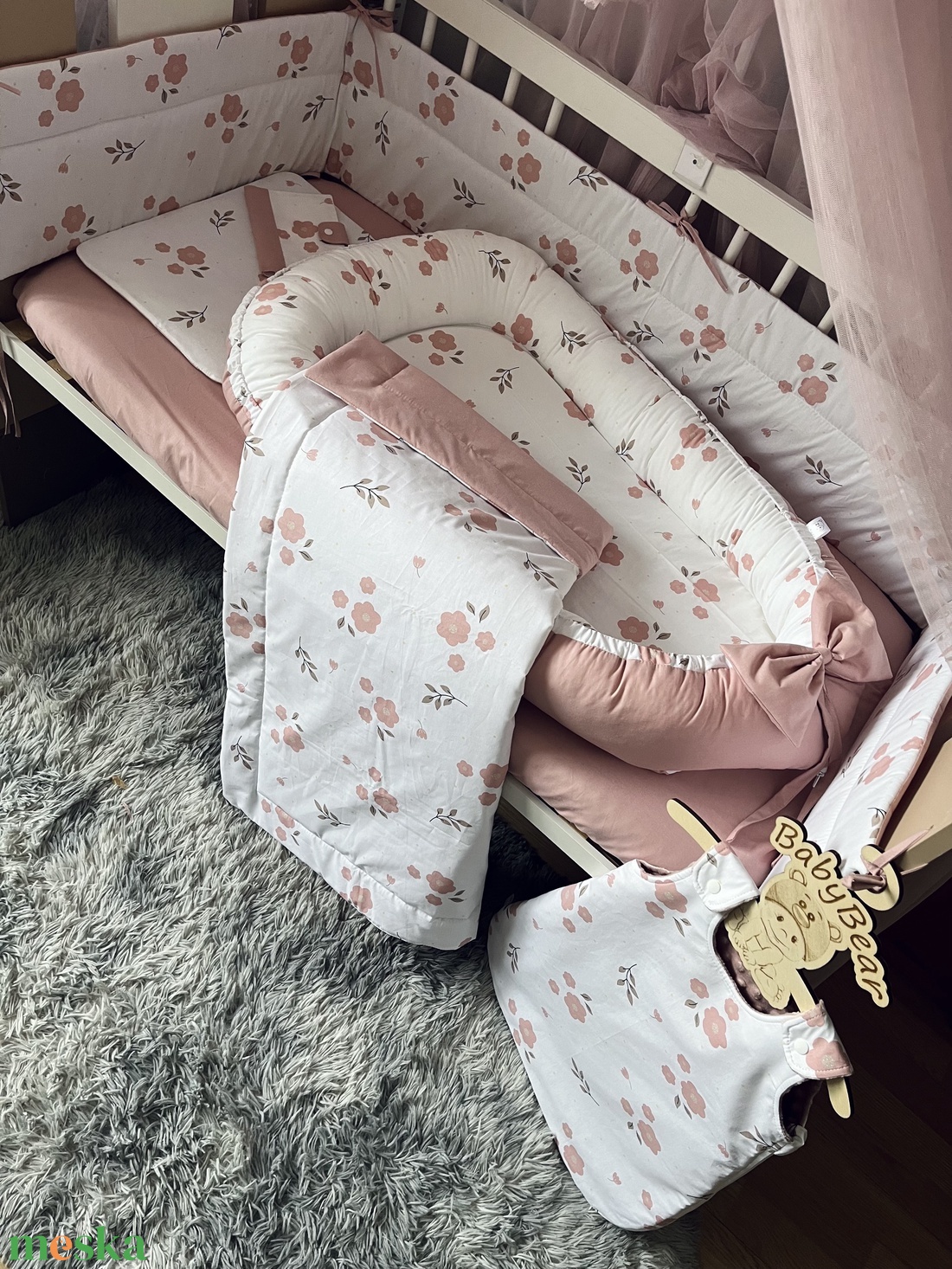 Baba ágynemű szett - baba - mama - baba ágynemű - szett kiságyba - Meska.hu