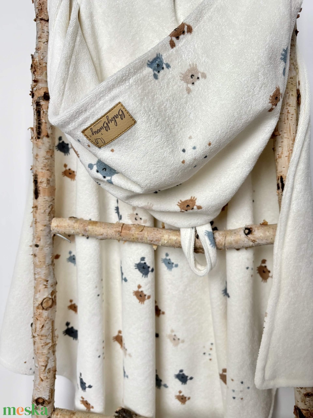 Baba kapucnis törölköző � rákocska (frottír) - otthon & életmód - fürdőszoba - törölköző - Meska.hu