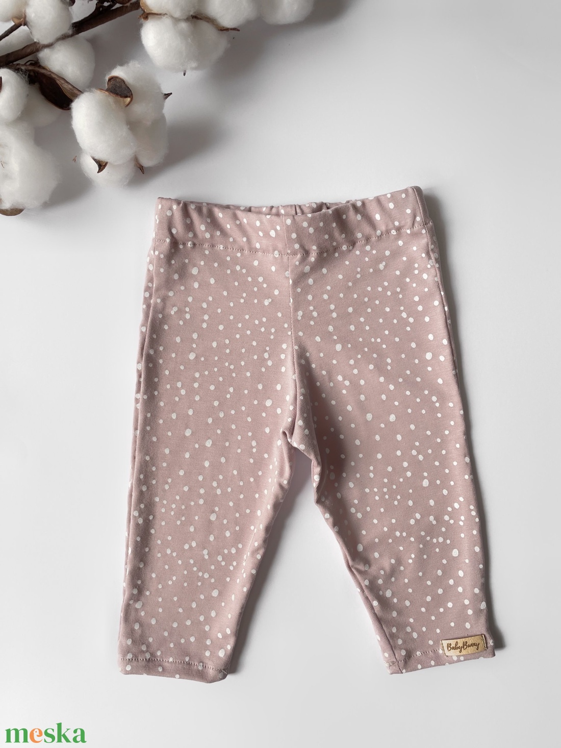 Baba leggings - púder pöttyös - ruha & divat - babaruha & gyerekruha - nadrág - Meska.hu Baba leggings - púder pöttyös - ruha & divat - babaruha & gyerekruha - nadrág - Meska.hu