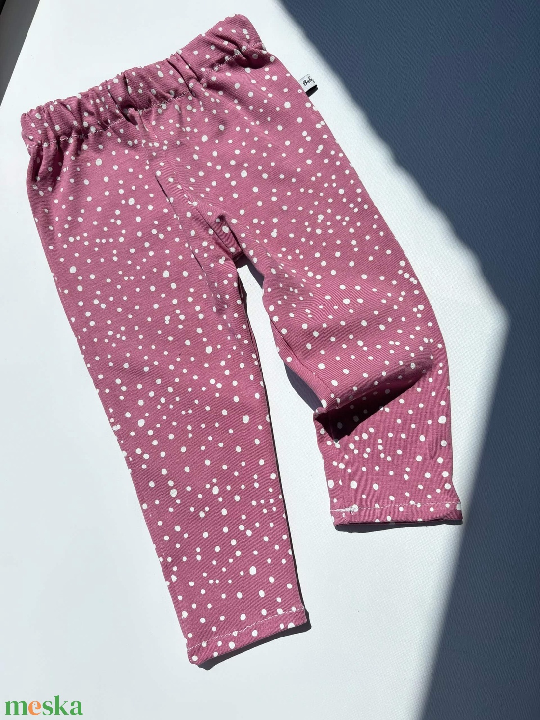 Baba leggings - mályva pöttyös - ruha & divat - babaruha & gyerekruha - nadrág - Meska.hu Baba leggings - mályva pöttyös - ruha & divat - babaruha & gyerekruha - nadrág - Meska.hu