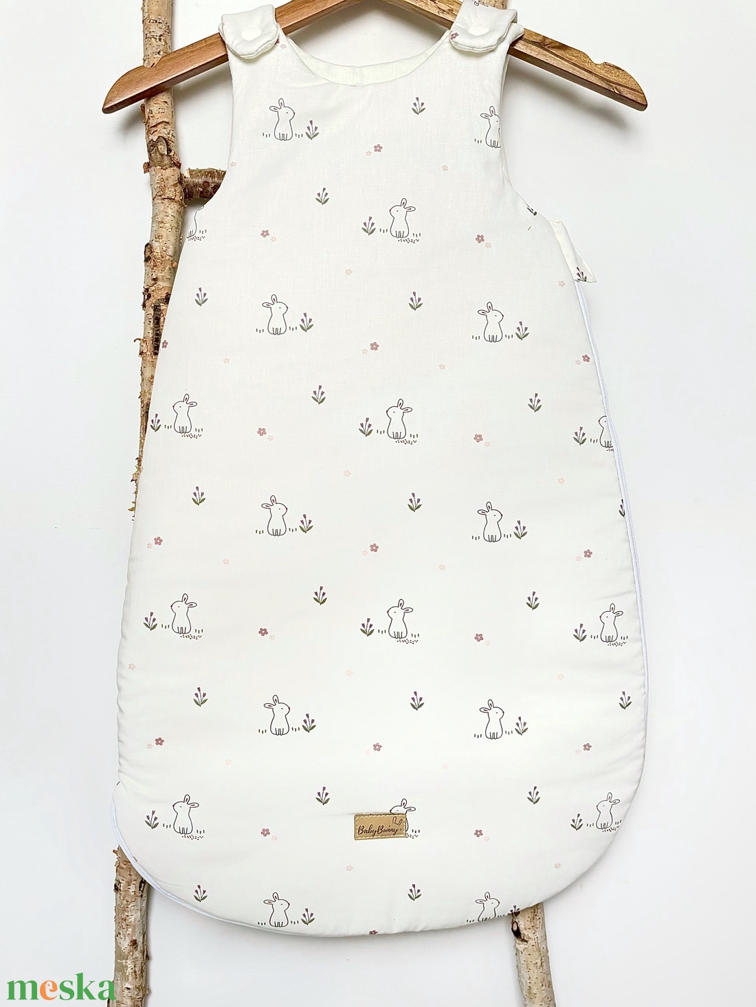Baba hálózsák  little bunny - otthon & életmód - babaszoba, gyerekszoba - baba hálózsák, bundazsák - Meska.hu