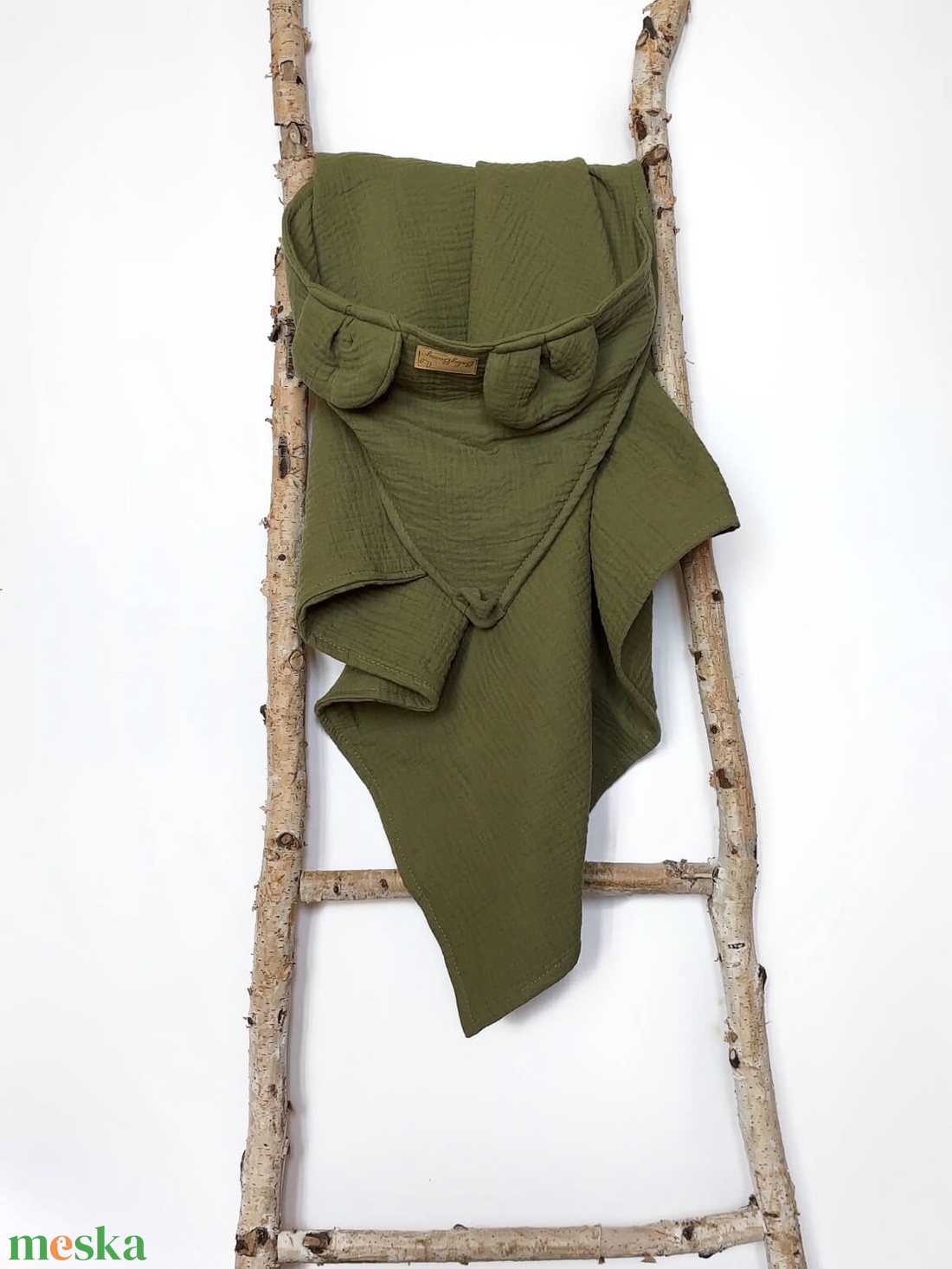 Duplagéz kapucnis törölköző - army green - otthon & életmód - fürdőszoba - törölköző - Meska.hu Duplagéz kapucnis törölköző - army green - otthon & életmód - fürdőszoba - törölköző - Meska.hu