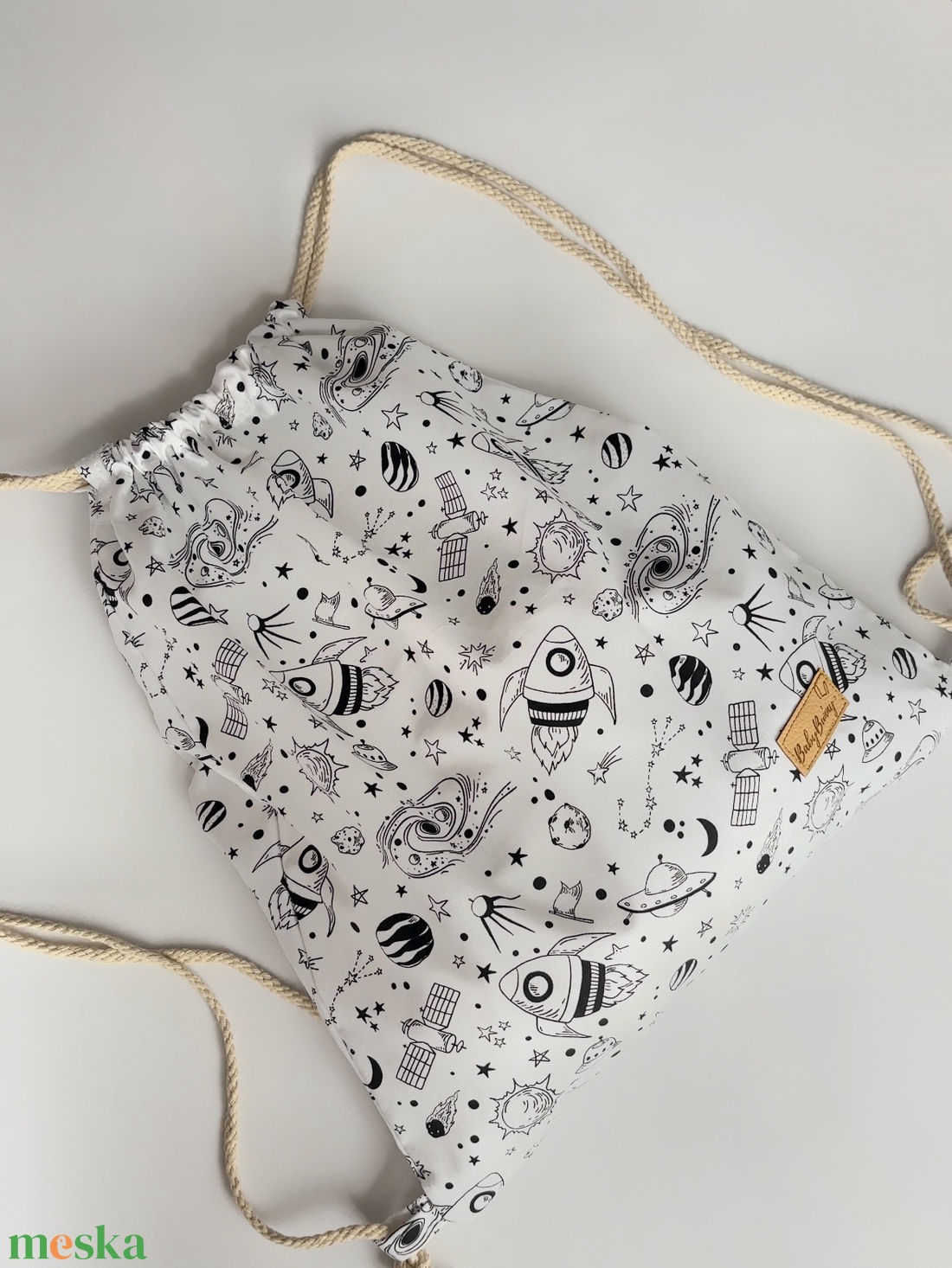 Tornazsák - űrhajós  - játék & sport - ovis felszerelés - ovis tornazsák - Meska.hu