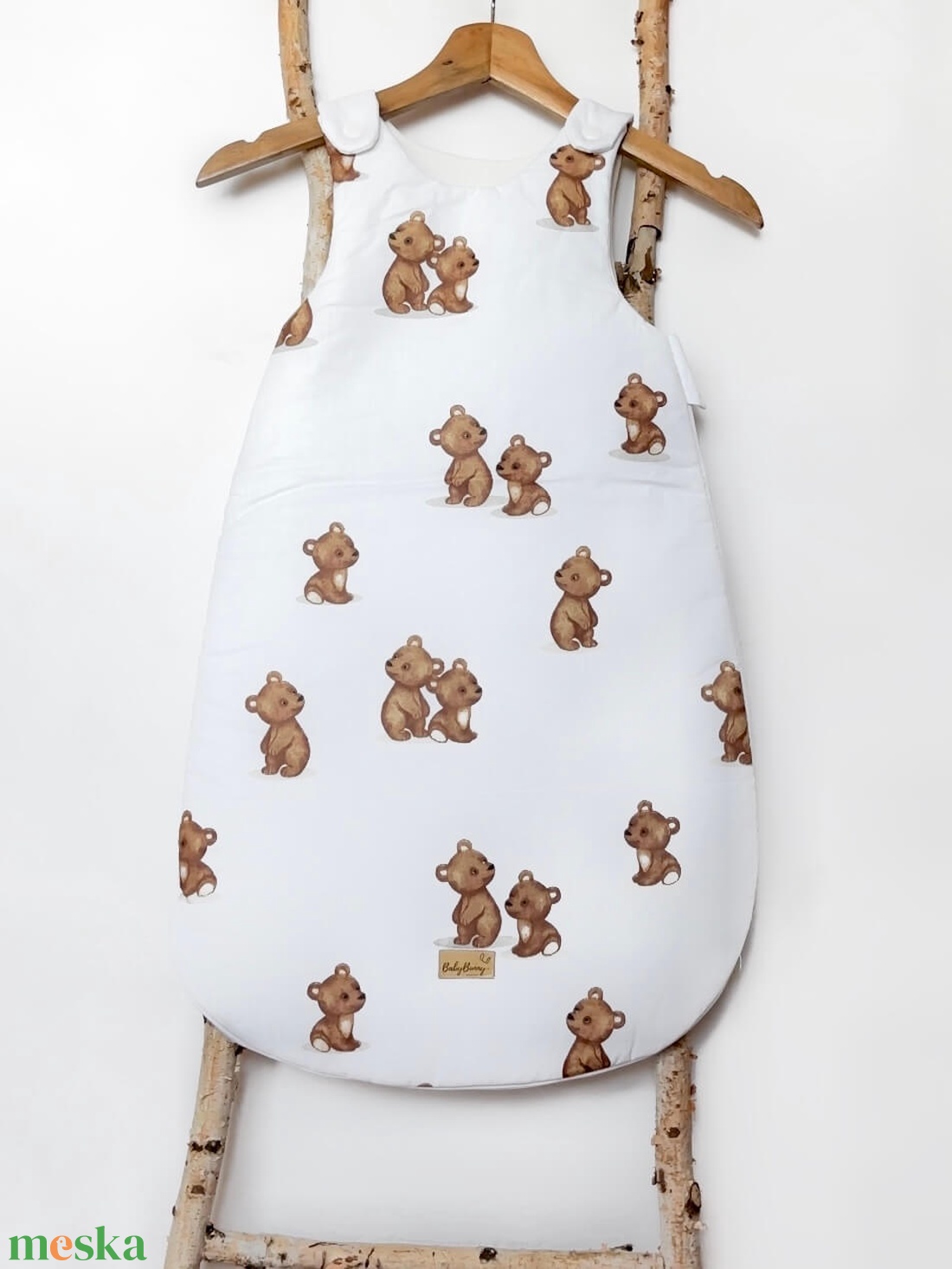 Baba hálózsák  macika - otthon & életmód - babaszoba, gyerekszoba - baba hálózsák, bundazsák - Meska.hu