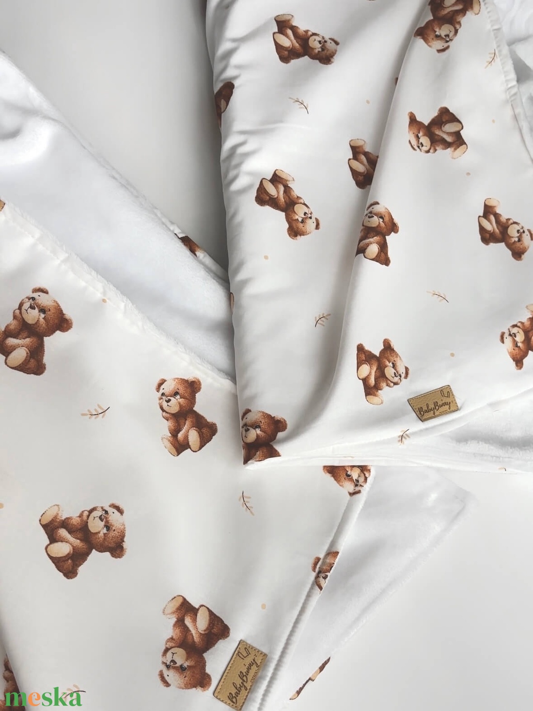 Meleg baba takaró � mackó - baba - mama - baba ágynemű - babatakaró, gyerek pléd - Meska.hu