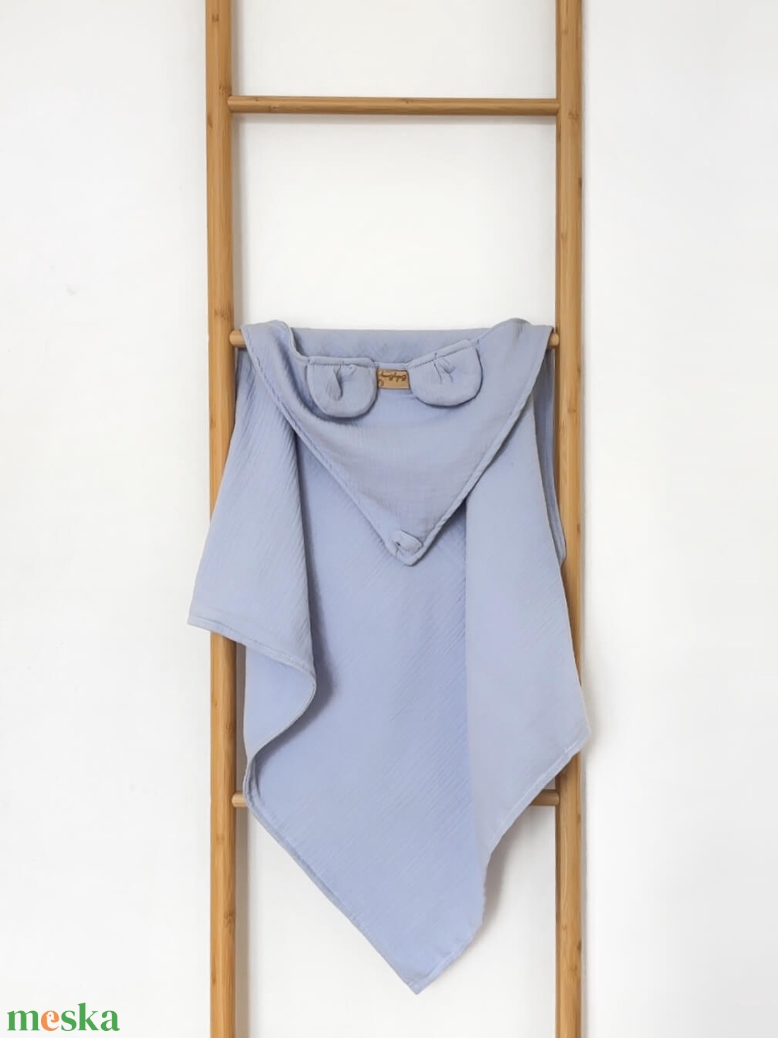 Duplagéz kapucnis törölköző - lila - otthon & életmód - fürdőszoba - törölköző - Meska.hu