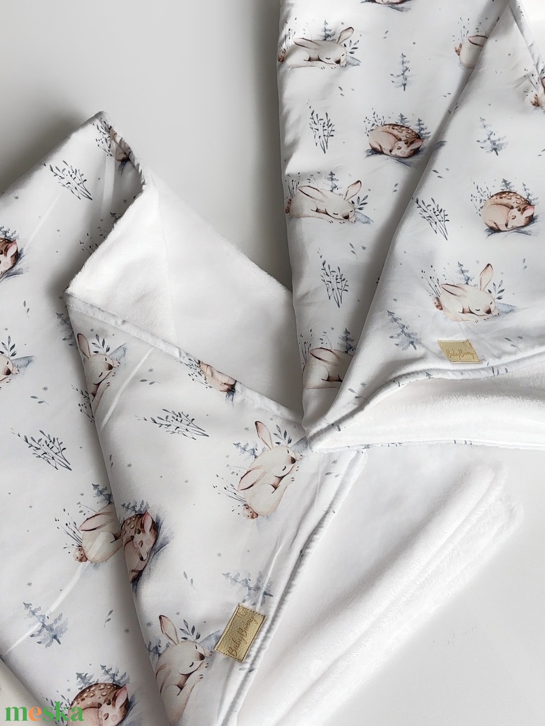 Meleg baba takaró - erdei állatos - baba - mama - baba ágynemű - babatakaró, gyerek pléd - Meska.hu