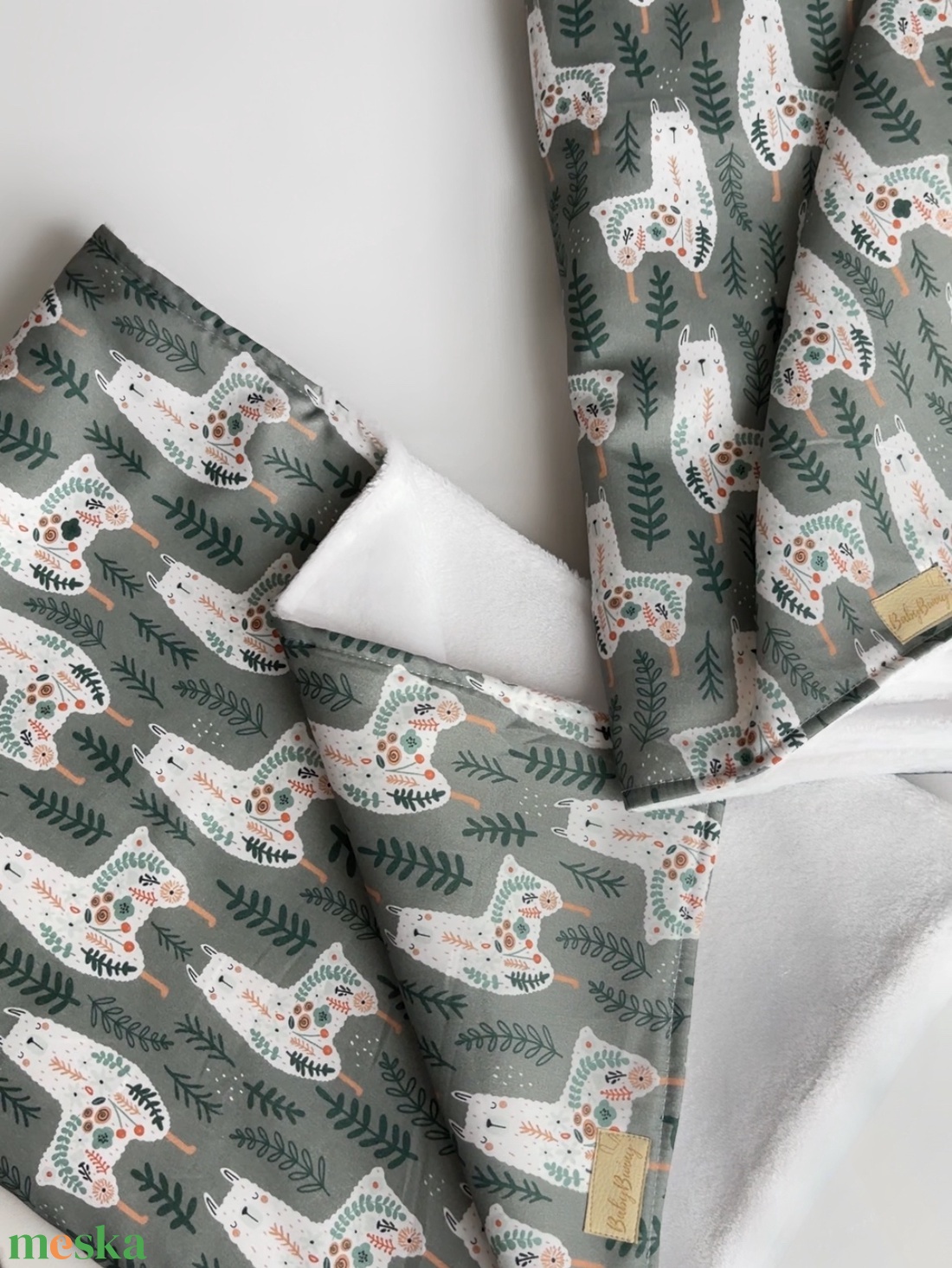 Meleg baba takaró - láma - baba - mama - baba ágynemű - babatakaró, gyerek pléd - Meska.hu