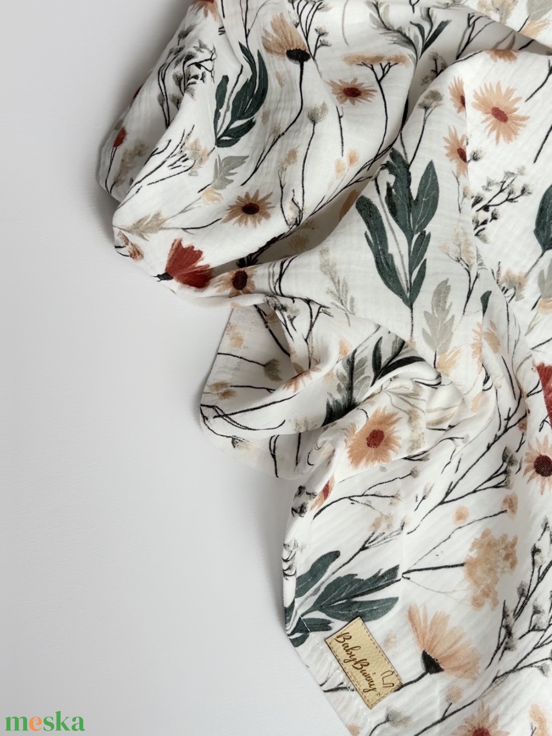 Duplagéz baba takaró - virágos - baba - mama - baba ágynemű - babatakaró, gyerek pléd - Meska.hu