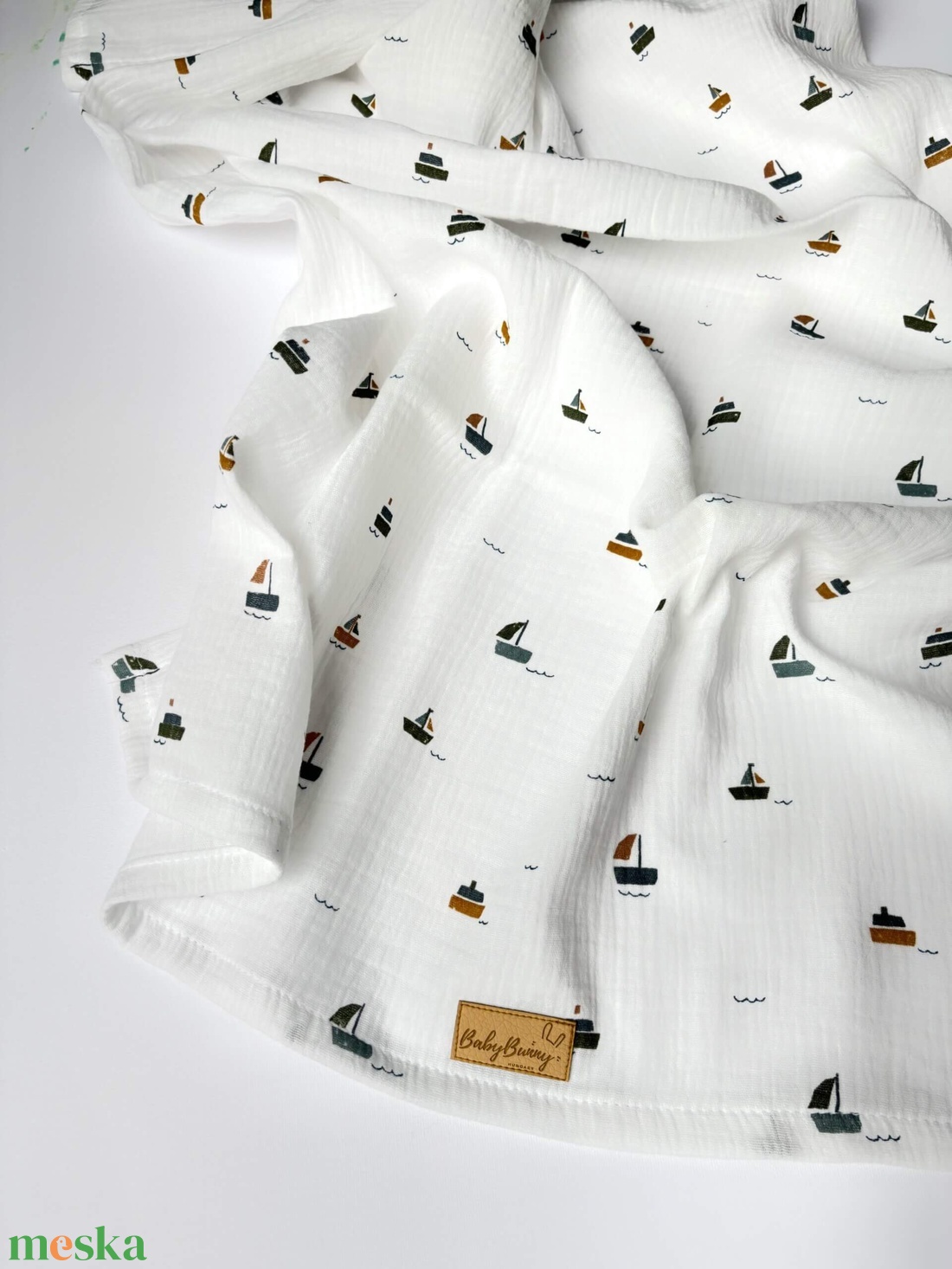 Duplagéz baba takaró - vitorlás - baba - mama - baba ágynemű - babatakaró, gyerek pléd - Meska.hu