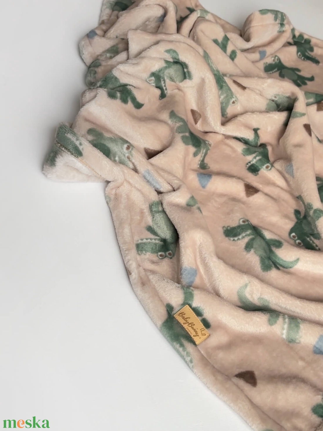 Puha plüss takaró - croco - baba - mama - baba ágynemű - babatakaró, gyerek pléd - Meska.hu