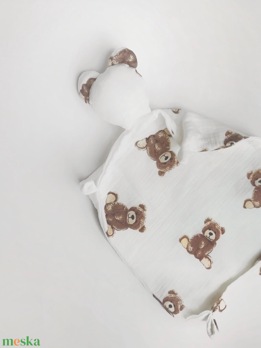 Macis szundikendő  - baba - mama - baba játékok - szundikendő, alvóka - Meska.hu