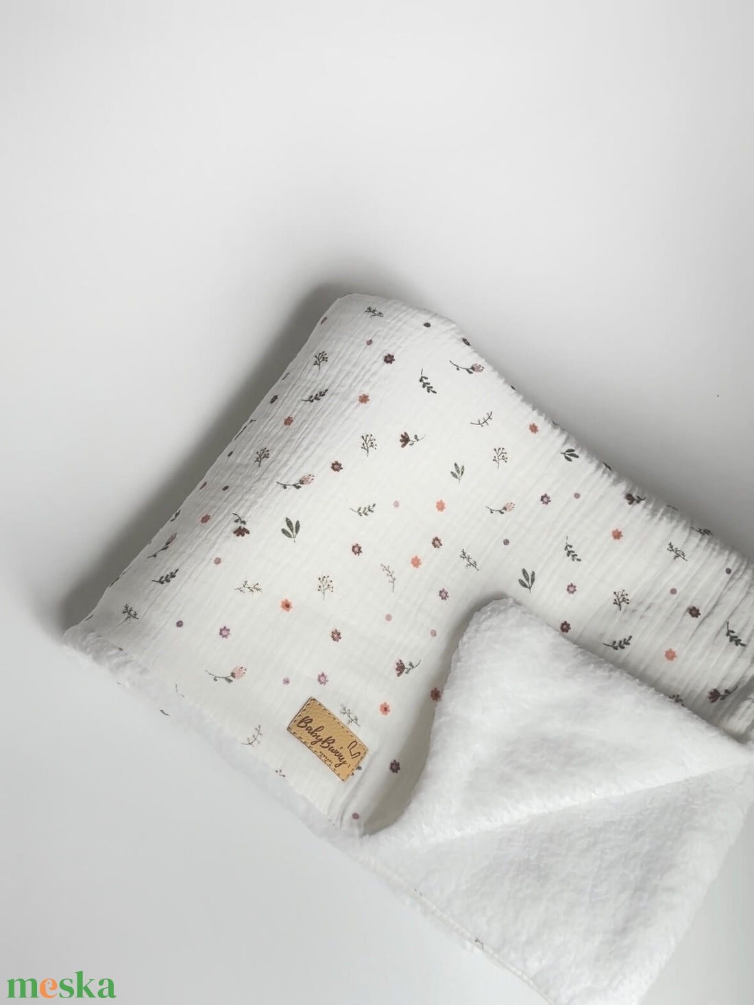 Sherpa baba takaró � virágos - baba - mama - baba ágynemű - babatakaró, gyerek pléd - Meska.hu