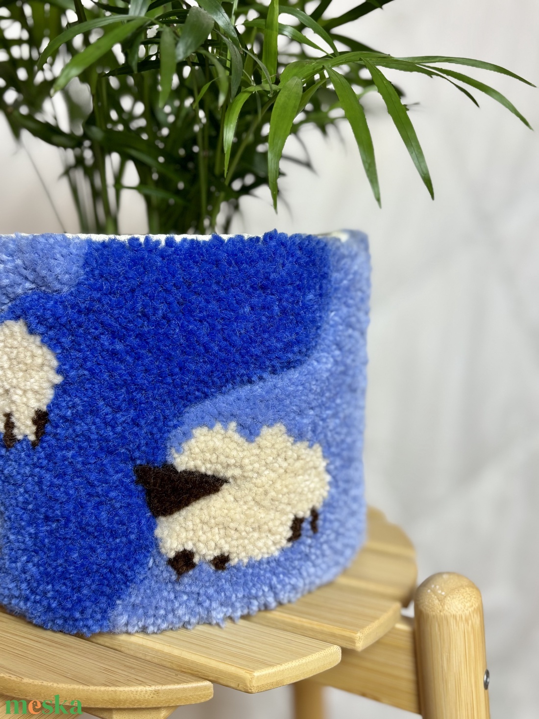 Tufted gyapjú kaspó takaró - baba - mama - babaszoba dekoráció - gyerekszoba falmatrica - Meska.hu