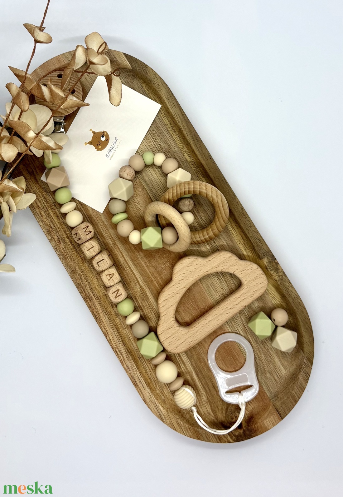 M Box - Felhők között - baba - mama - baba játékok - cumilánc - Meska.hu