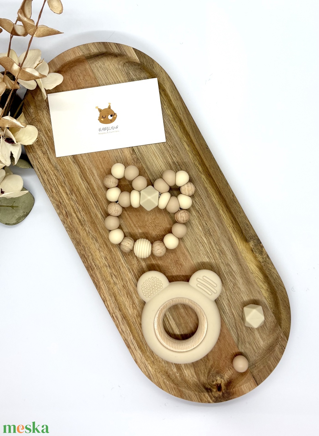 L Box - Mackó világ - baba - mama - baba játékok - cumilánc - Meska.hu