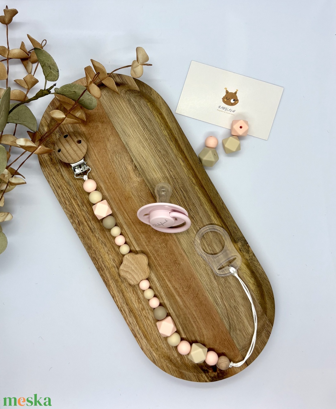 Virág cumilánc - baba - mama - baba játékok - cumilánc - Meska.hu