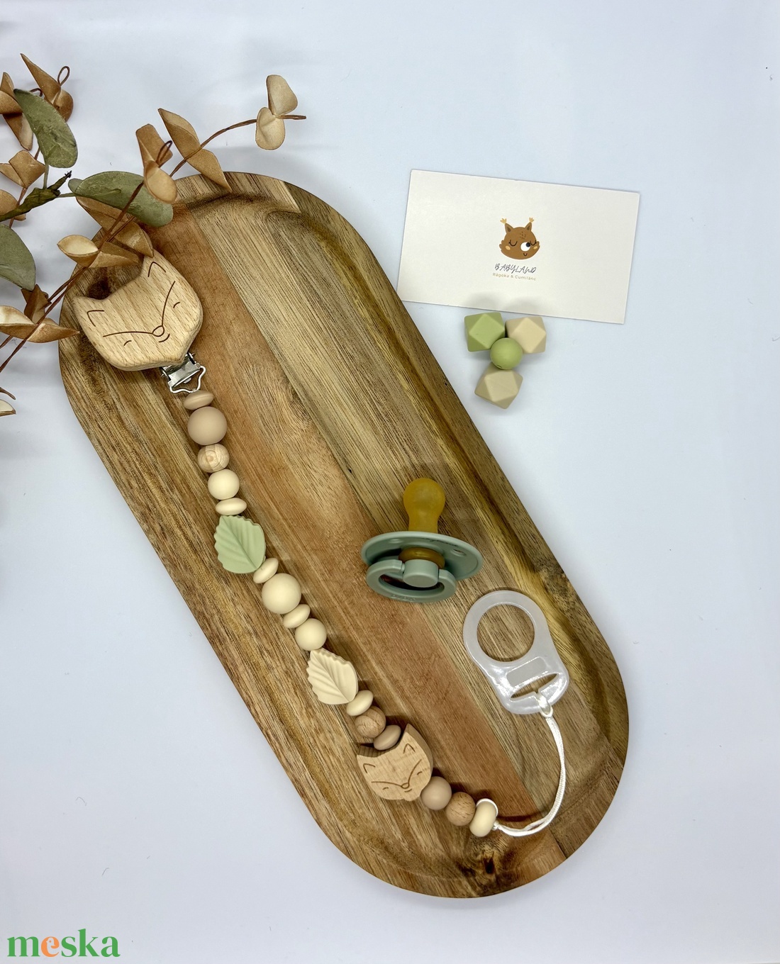 Róka cumilánc - baba - mama - baba játékok - cumilánc - Meska.hu