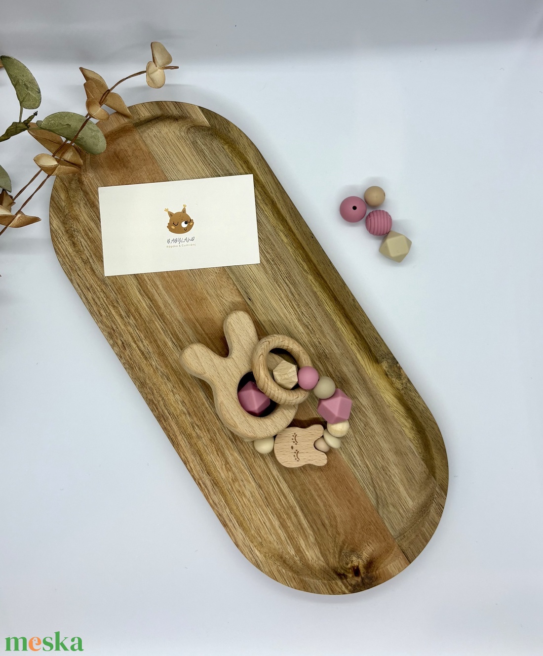 Nyuszis rágóka, marokrágcsa - baba - mama - baba játékok - rágóka - Meska.hu