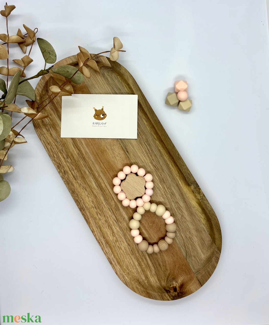 Pasztell virág rágóka, marokrágcsa - baba - mama - baba játékok - rágóka - Meska.hu