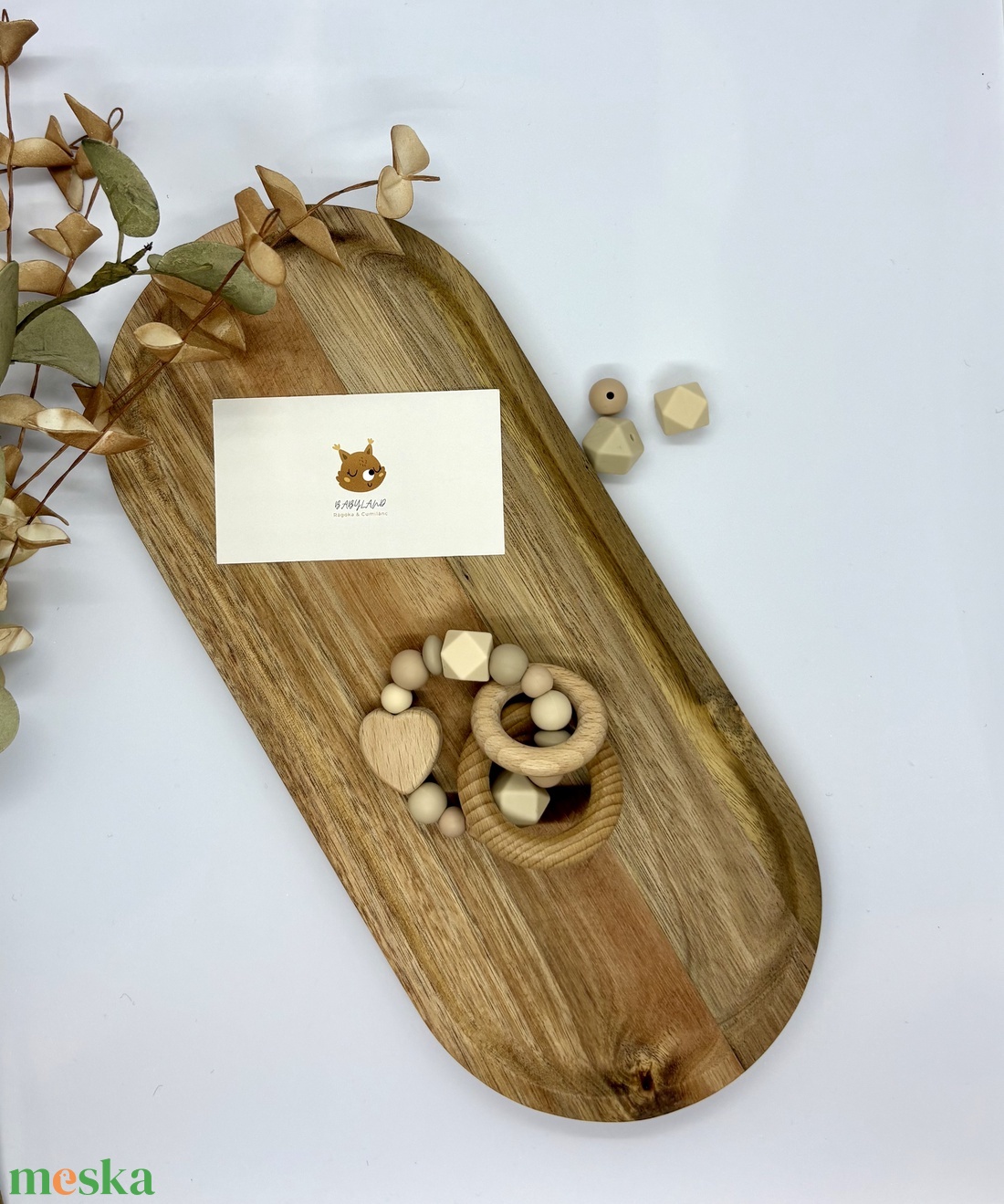 Szív rágóka, marokrágcsa - baba - mama - baba játékok - rágóka - Meska.hu