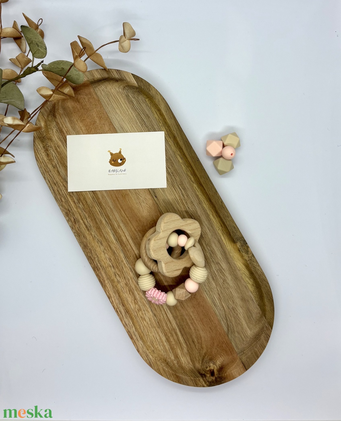 Virág rágóka, marokrágcsa - baba - mama - baba játékok - rágóka - Meska.hu