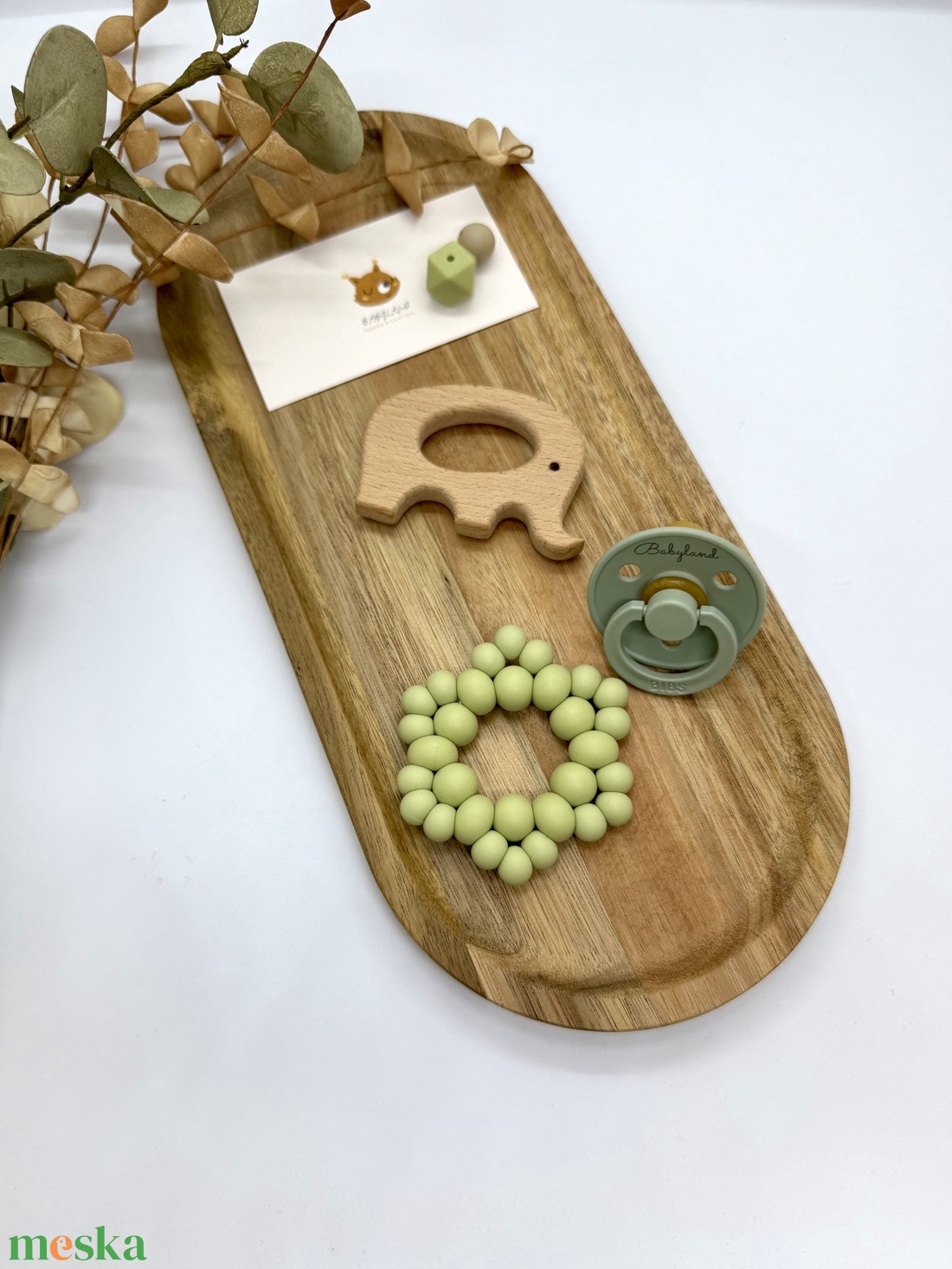 L Box - Elefánt  - baba - mama - baba játékok - cumilánc - Meska.hu