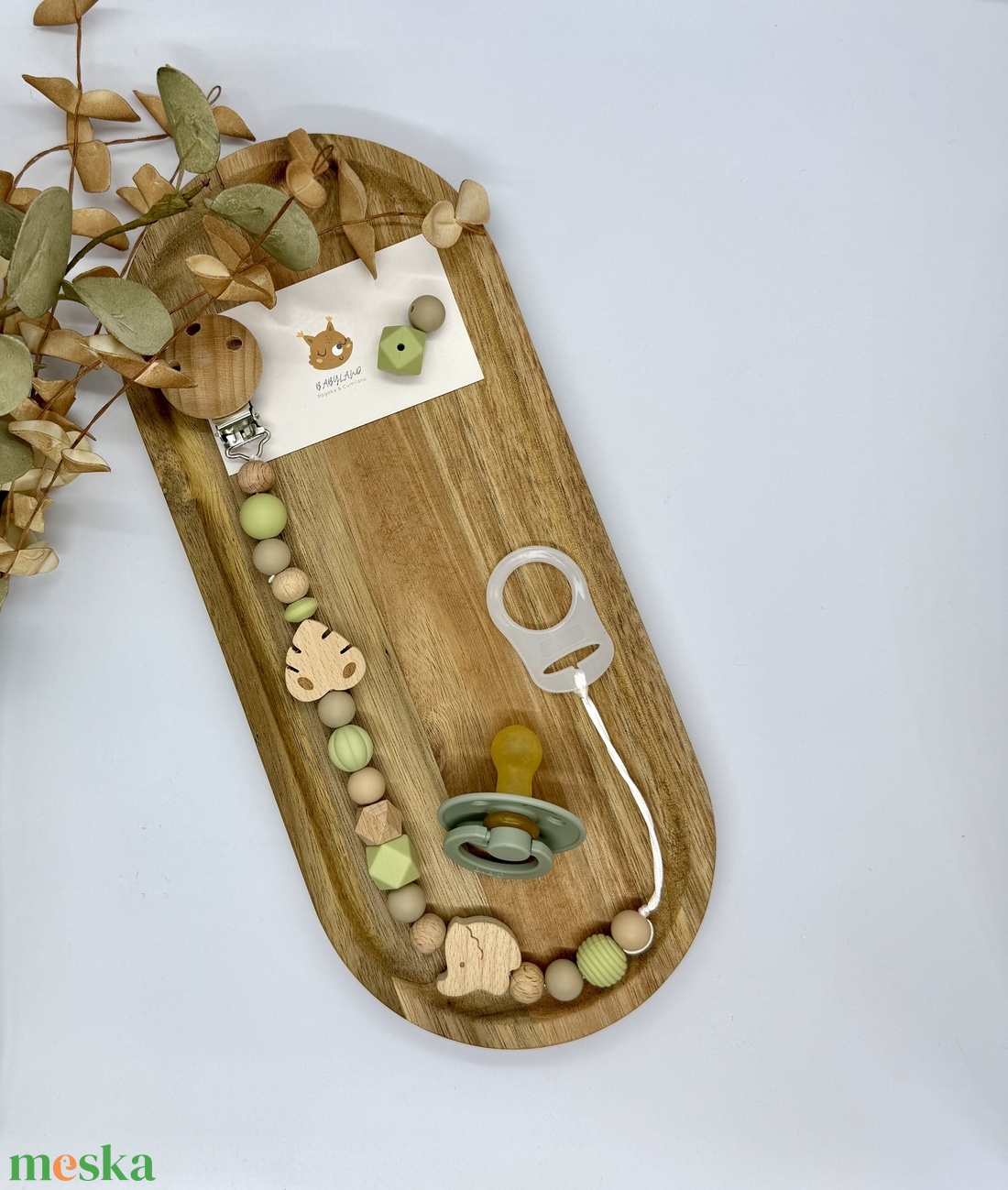 Elefánt cumilánc - baba - mama - baba játékok - cumilánc - Meska.hu