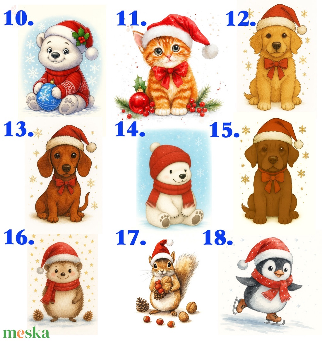 Mikulás zsák NÉVVEL vagy FELIRATTAL és VÁLASZTOTT GRAFIKÁVAL (normál és extra méret) - karácsony - mikulás - mikulás zsák - Meska.hu