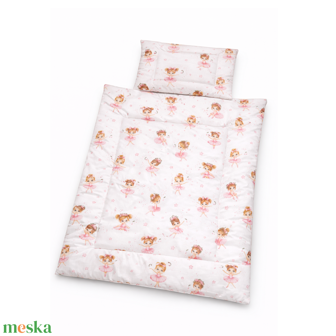 Balerinás gyerekágynemű szett (takaró + párna) - játék & sport - ovis felszerelés - ovis ágynemű - Meska.hu