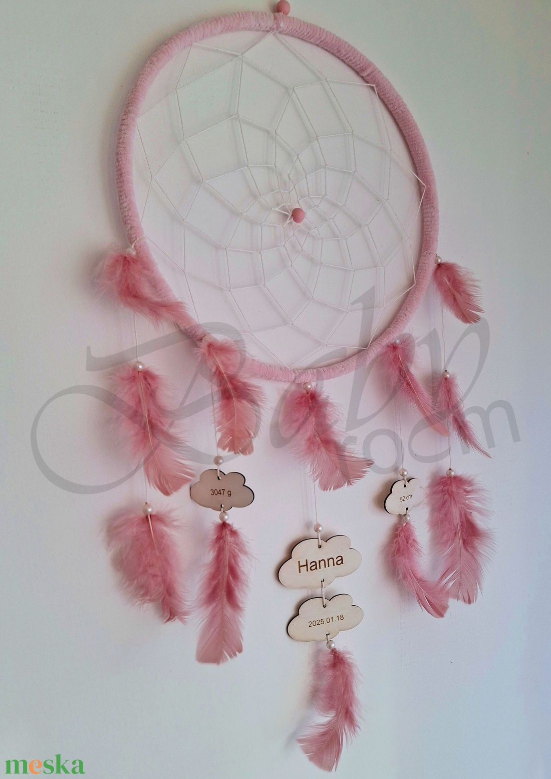 Emlékőrző álomfogó - baba - mama - babaemlékek - baba emlékőrző - Meska.hu