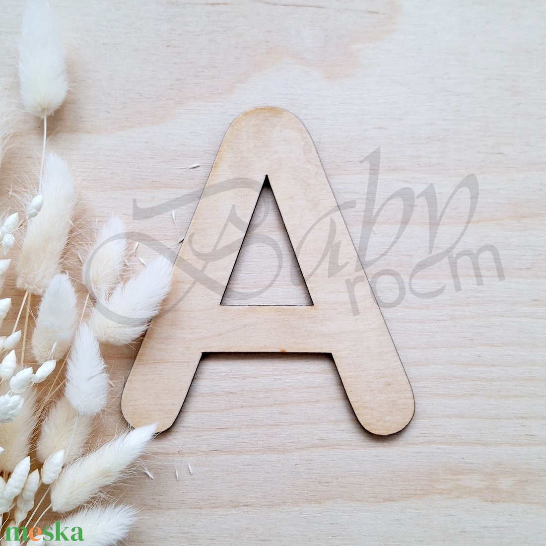 Fa betű A-D - baba - mama - babaszoba dekoráció - babanév dekoráció - Meska.hu